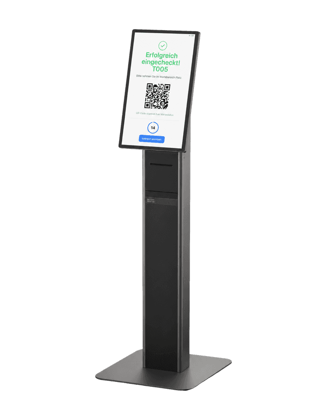 Amturo Check-in-Terminal mit Bondrucker