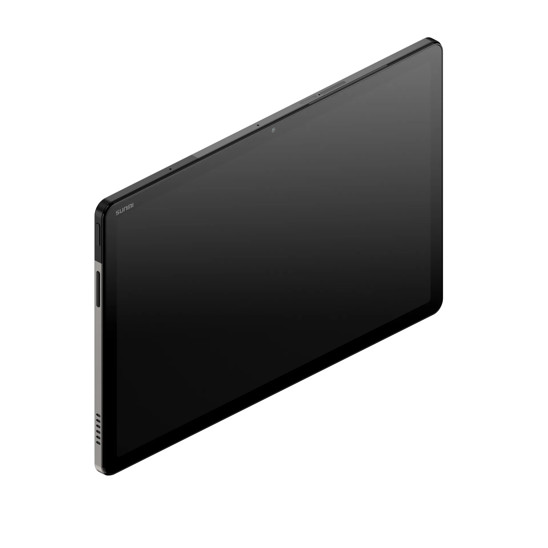 CPad Tablet — Frontansicht für Mitarbeitende und Feedback-Erfassung