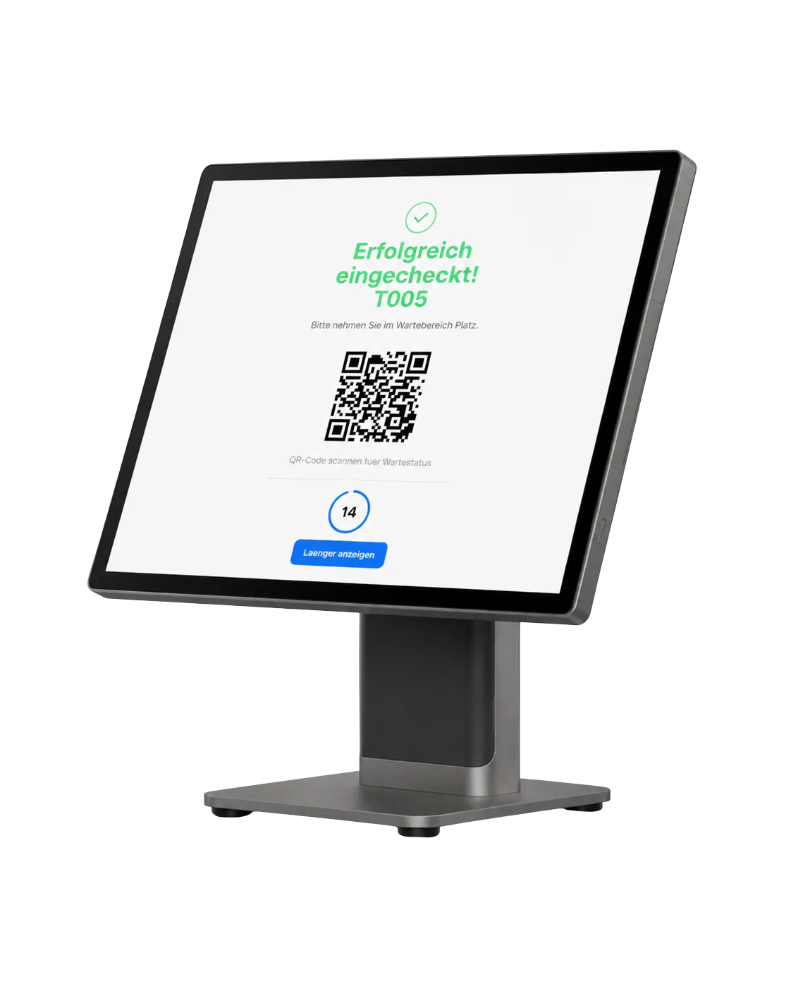 FLEX 3 Desktop Self-Check-in Terminal für Hochschul-Sekretariate