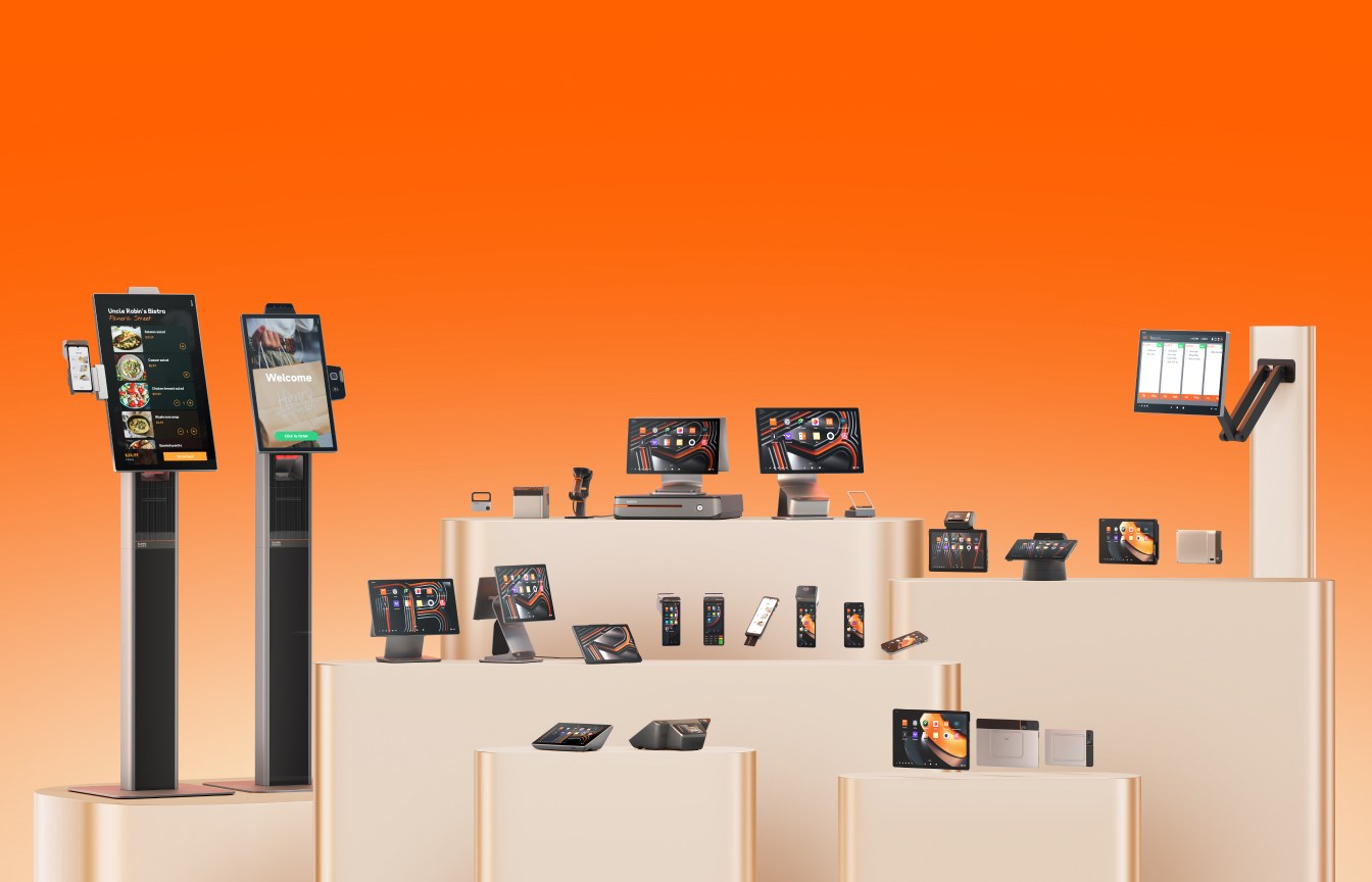 SUNMI Produktfamilie — FLEX 3 und CPad Terminals für Amturo