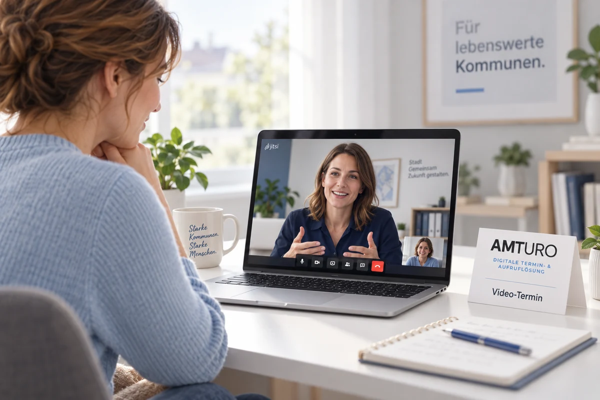 Videoberatung mit Amturo im Bürgerbüro